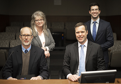 Photo: Erik Rudeen, Jennifer Witt, Joe Nietfield and John Dukich.